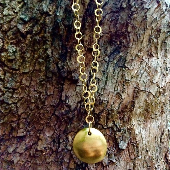 VINTAGE RUNWAY CHUNKY MEDALLION Gold Vermeil Sterling Round Pendant Neck… - Picture 4 of 9